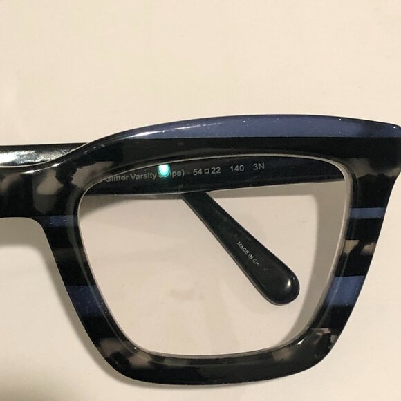 Coach 547787(Blue Glitter Varsity Stripe) Eye Glasses - Picture 7 of 16